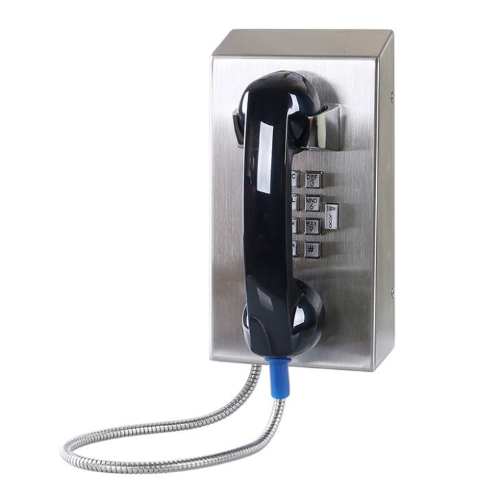 Stainless Steel Handset Public Telephone JR201-FK-VC-SIP
